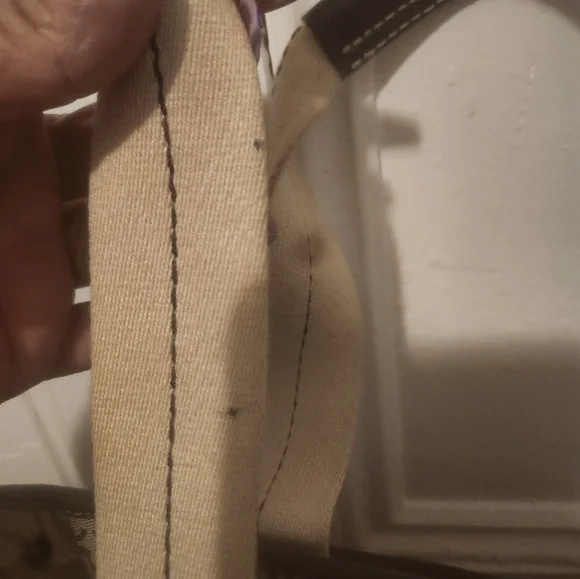 AUTHENTIC COACH FABRIC TOTE BAG - Picture 6 of 7